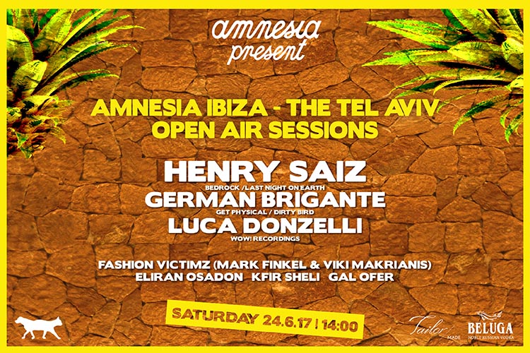 Amnesia presents goes to Tel Aviv