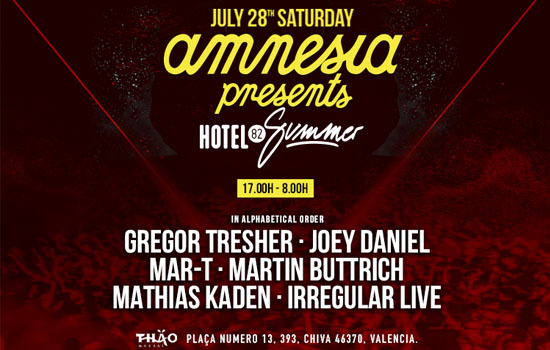 fiesta Amnesia Presents goes to Valencia